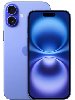 Фіолетовий iPhone ззаду та спереду на білому тлі